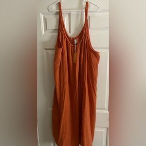 Kona Sol Vibrant Orange Dress